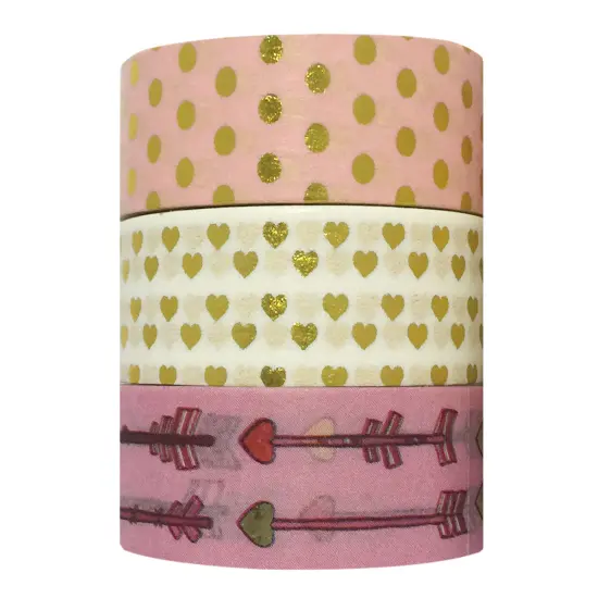 Wrapables Washi Masking Tape (Set of 3) Sweet Love {2}
