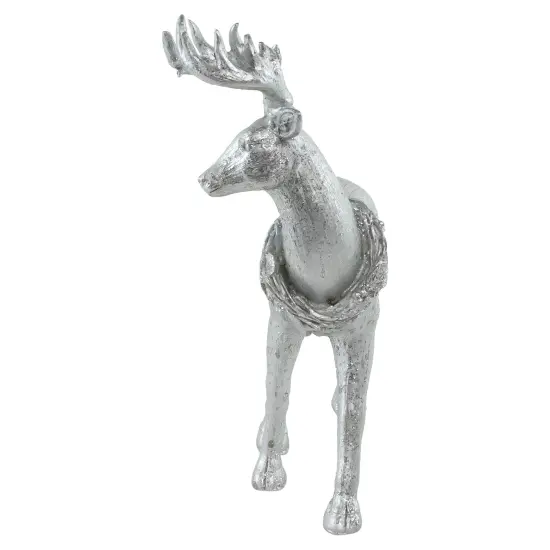 Northlight Elegant Christmas Reindeer Figure - 11.5" - Silver {4}