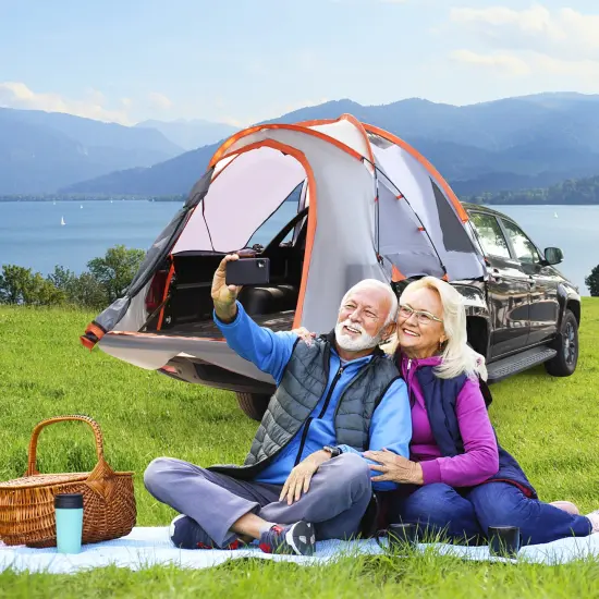 2 Person Portable Pickup Tent with Carry Bag-Medium {1}
