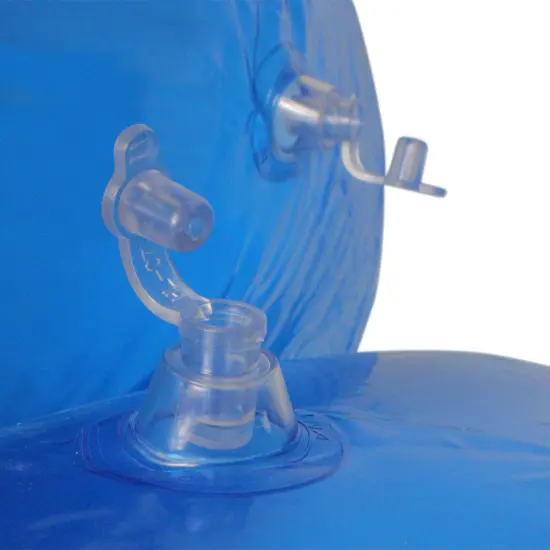 Swim Central 43" Inflatable Transparent Blue Swimming Pool Bubble Chair {4}