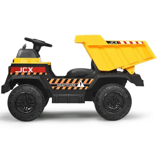 12V Battery Kids Ride On Dump Truck with Electric Bucket {5}