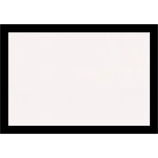 Brushed Framed Corkboard, White Cork Black {7}