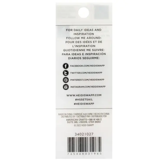 Heidi Swapp Set Sail Washi Tape Rolls-8/Pkg {2}