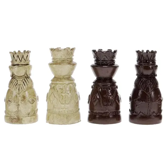 WE Games Handpainted Polystone Medieval Themed Chess Pieces, 2.5 in. King {2}
