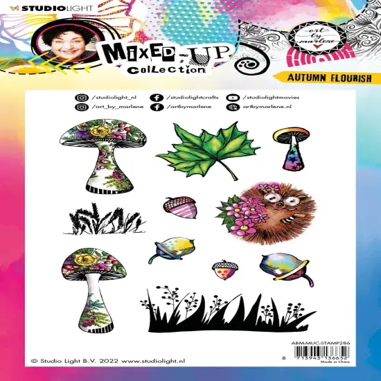 Art By Marlene Mixed-Up Clear Stamps-Nr. 286, Autumn Flourish {2}