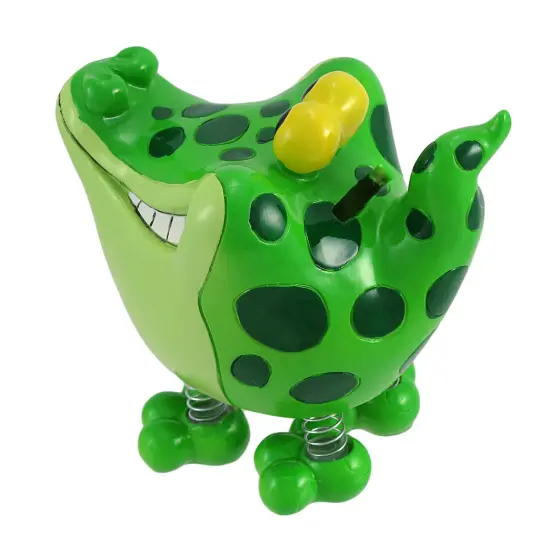 Wacky Gator Coin Bank with Spring Legs {3}