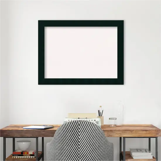 Tribeca Black Wood Framed Corkboard, White Cork {6}