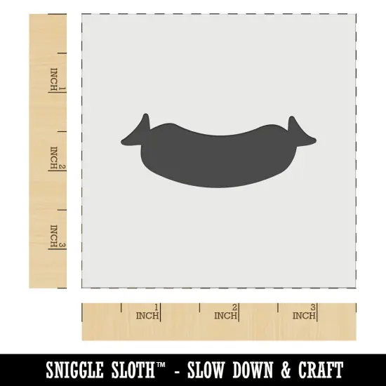 Sausage Link Solid Wall Cookie DIY Craft Reusable Stencil {5}