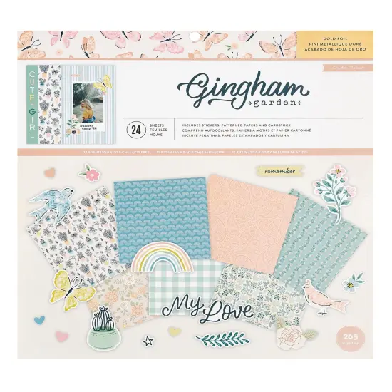 Maggie Holmes Gingham Garden Project Pad 12"X12"-265 Pieces {1}