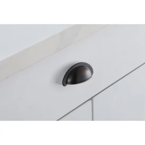 Claude 2-3/4" Center to Center Oil-rubbed Bronze Cup Bar Pull Multipack (set of 10) {3}