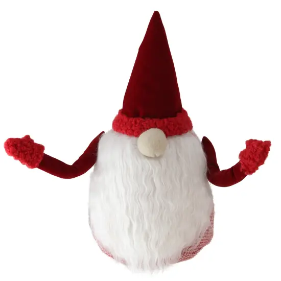 Northlight Shapely Sammy Christmas Santa Gnome Figure - 11.5" - Red and White {1}