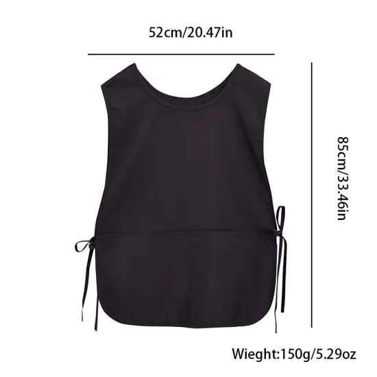 Kitcheniva Smock Cobbler Cleaning Work Bib For Art Paint And Cooking {5}