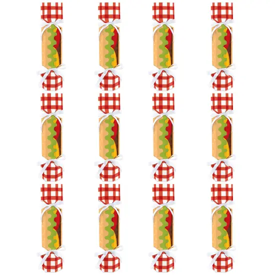 Big Dot of Happiness Fire Up the Grill - No Snap Summer BBQ Picnic Party Table Favors - DIY Cracker Boxes - Set of 12 {7}