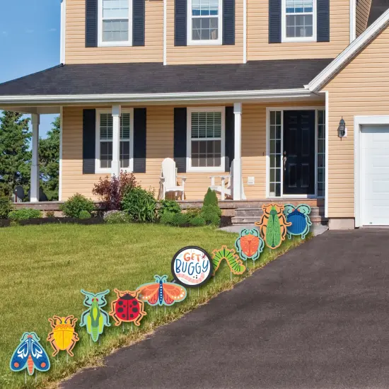Big Dot of Happiness Buggin' Out - Lawn Decorations - Outdoor Bugs Birthday Party Yard Decorations - 10 Piece {4}