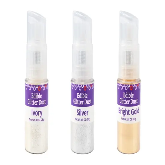 Edible Glitter Dust Cake Decoration, 25g Gold {4}