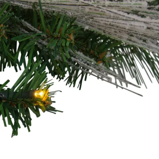 Northlight Pre-Lit Plaid and Houndstooth Artificial Christmas Wreath - 24" - Warm White Lights Green {7}