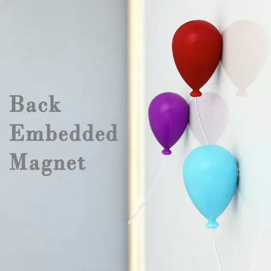 Wrapables Novelty Refrigerator Magnets for Kitchen, Whiteboards, Cabinets, and Lockers (Set of 12) Balloons {3}