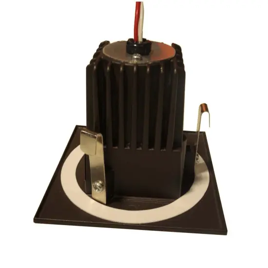 NICOR 2 in. Square LED Downlight in Oil-Rubbed Bronze, 3000K Soft White {3}