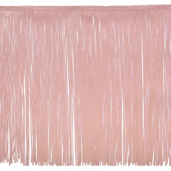 12" Chainette Fringe Trim, Polyester, Decorative, Versatile for Costumes Rose Gold {1}