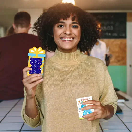 Big Dot of Happiness Assorted Balloon Animals - Happy Birthday Party Money and Gift Card Sleeves - Nifty Gifty Card Holders - Set of 8 {3}