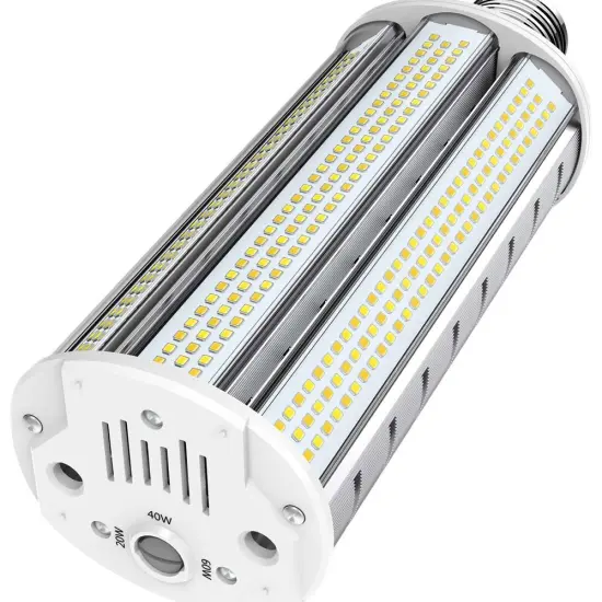 Satco LED Hi-Pro Wall Pack 20/40/60w CCT Selectable Mogul Base 100-277V Warm to Cool White {3}