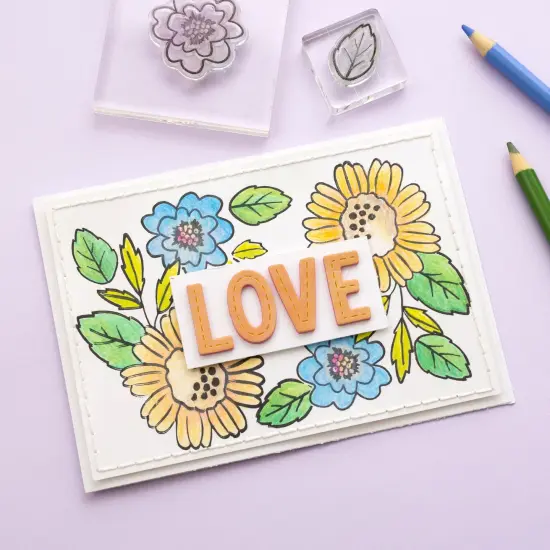 Paige Evans Garden Shoppe Layered Stickers - 6pcs {6}