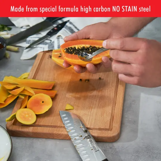 ZWILLING TWIN Signature 7-inch Hollow Edge Santoku Knife {6}