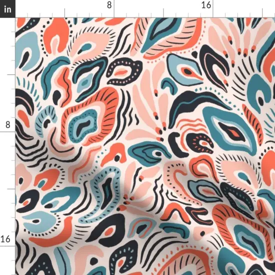 Various Fabrics by the Yard or Fat Quarter Animal Print Abstract Insect Butterflies Wing Custom Printed Fabric by Spoonflower {2}