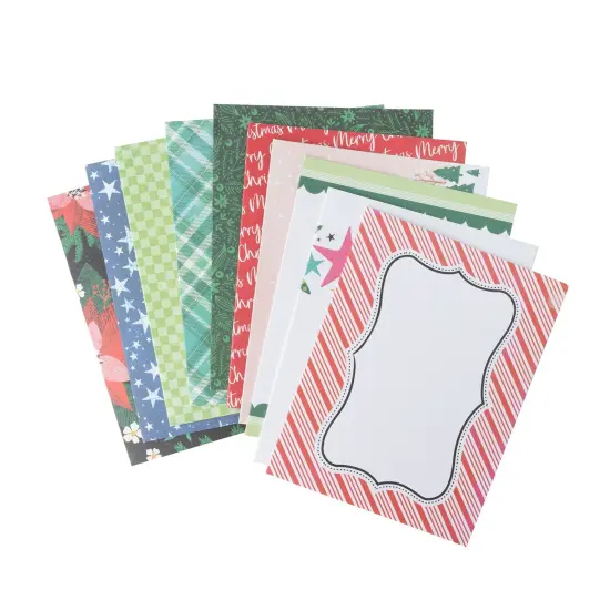 American Crafts A2 Cards W/Envelopes (4.375"X5.75") 40/Box-Vicki Boutin Peppermint Kisses {4}