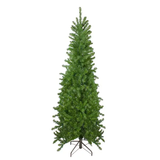 Northlight Canadian Pine Artificial Pencil Christmas Tree - 6.5' - Unlit Green {3}