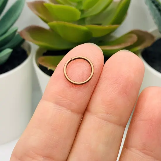 100, 500 or 1,000 Pieces: 10 mm Antique Copper Open Jump Rings, 18g {3}
