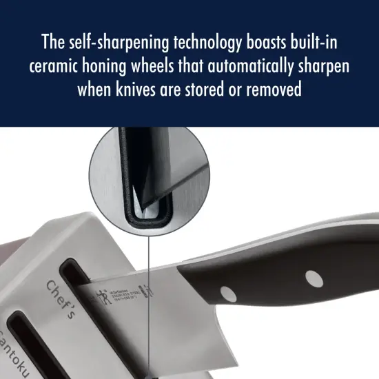 Henckels Statement 7-pc Self-Sharpening Knife Block Set {4}