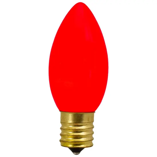 Northlight C9 Opaque Christmas Replacement Bulbs - Red - 4ct {1}