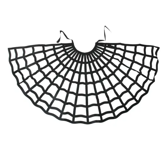 Northlight Spiderweb Shawl Halloween Costume Accessory - Black - One Size {1}