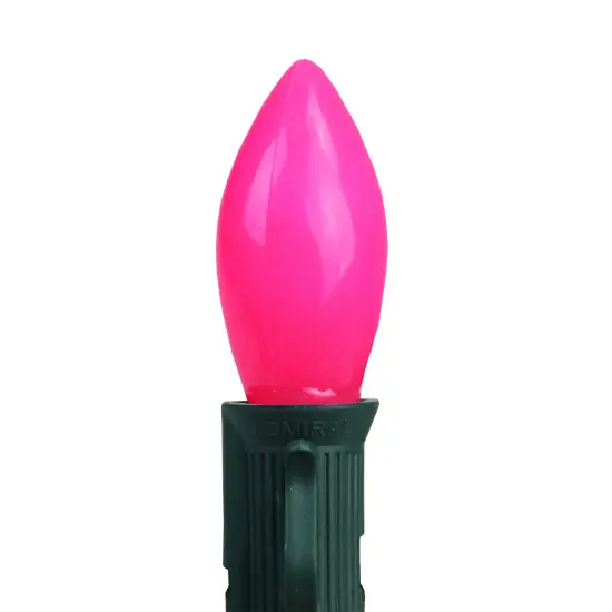 Sienna Opaque C9 LED Christmas Replacement Bulbs - Pink - Pack of 4 {3}