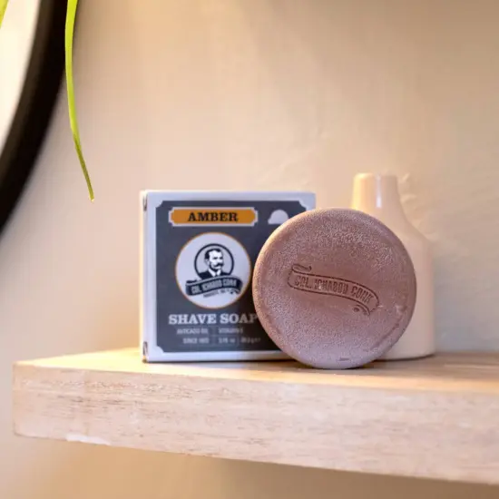 Colonel Conk Amber Shaving Soap - Large Shaving Soap Original Amber Scented {6}