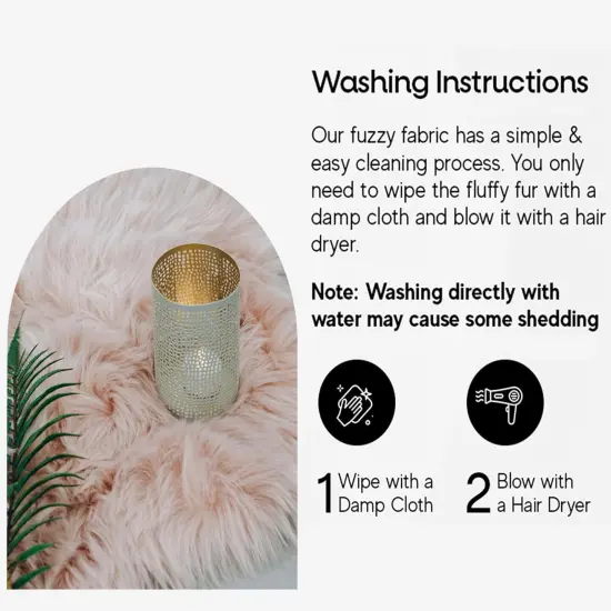 FabricLA | Shaggy Faux Fur | Fabric by The Yard | 180" X 60" Inch Wide | Craft Furry Fabric | Sewing, Apparel, Rugs, Pillows & More | Faux Fluffy Fabric | Bubble Gum, 5 Yard {5}