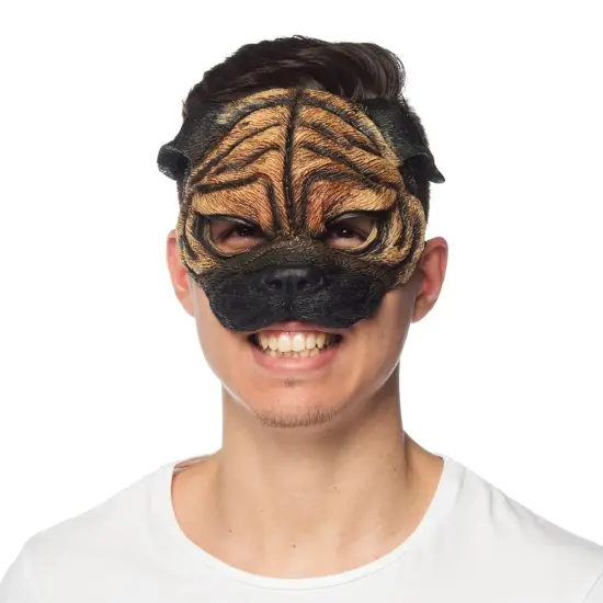 Supersoft Pug Adult Costume Mask {1}