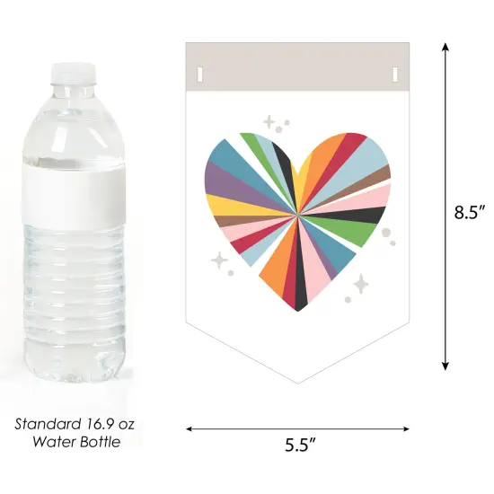 Big Dot of Happiness So Many Ways to Be Human - Pride Party Bunting Banner - Party Decorations {3}