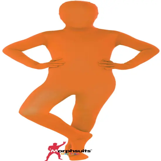 morphsuits kids Morphsuits Original Solid Orange Kids Halloween Costume - Small {1}