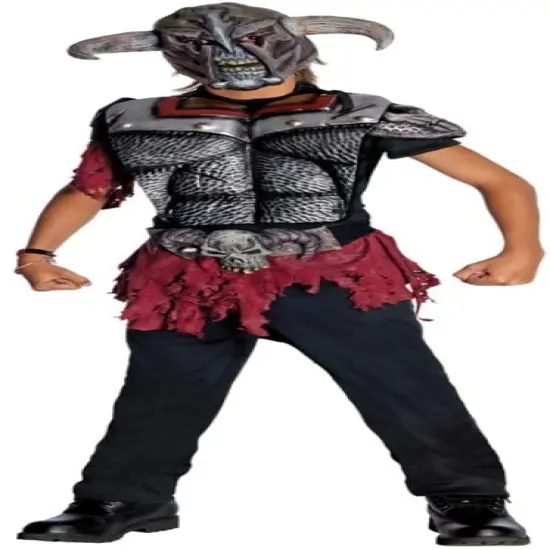Rubies Child's Evil Warlord Warrior Halloween Costume - Medium Silver {1}
