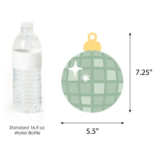 Big Dot of Happiness Groovy Christmas - Disco Ball Ornaments Decorations DIY Pastel Holiday Party Essentials - Set of 20 {4}