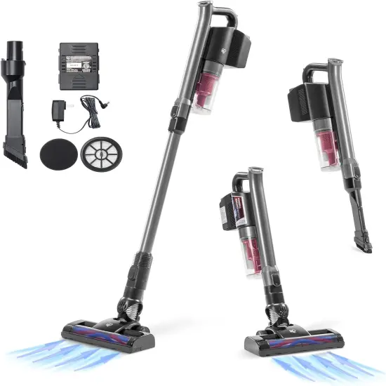 IRIS USA Rechargeable Cordless Stick Vacuum Cleaner {1}