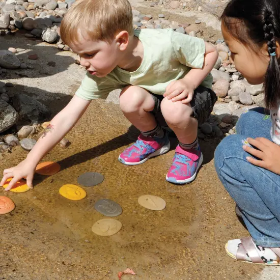 Yellow Door Let's Investigate - Seashore - Set of 8 Stones {4}