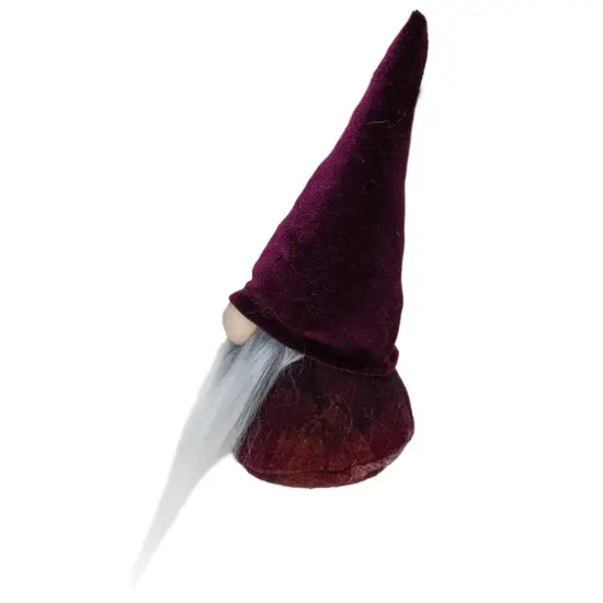 Northlight Standing Gnome Christmas Figure - 9" - Plum Purple {3}