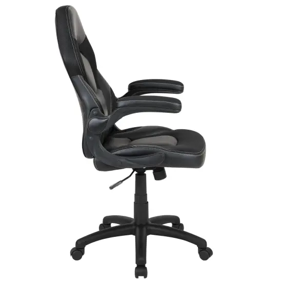 Emma and Oliver Z100 Gaming Chair Racing Office Ergonomic Computer PC Adjustable Swivel Chair Black {5}