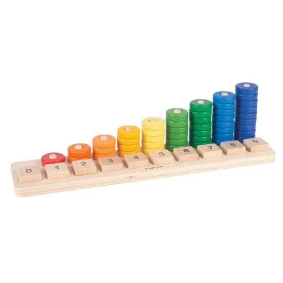 Kaplan Early Learning Company Natural Stack and Sort Board Multicolored {3}