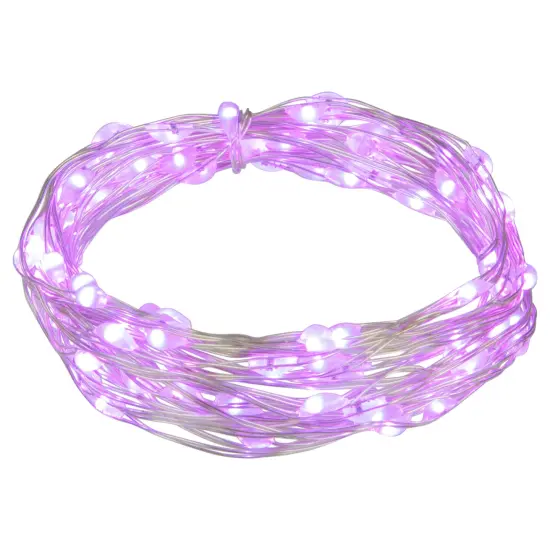 Northlight LED Micro Fairy Christmas Lights - Purple - 16' Copper Wire - 100ct {3}