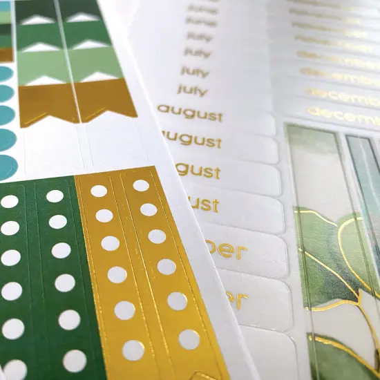 Planner- Green Leaves {5}