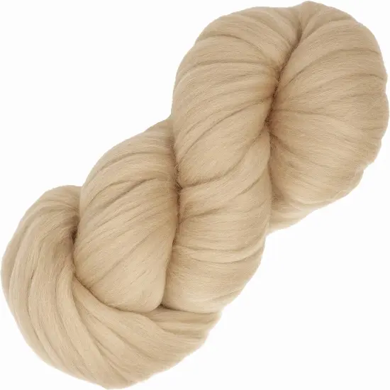 LEARN TO SPIN YARN - Beginner's Spinning Kit with Drop Spindle and Merino Pencil Roving. Choose your color. Dune {2}
